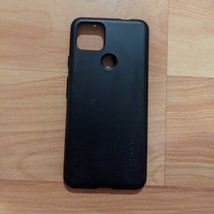 Black Spigen Pixel 5A 5G Phone Case